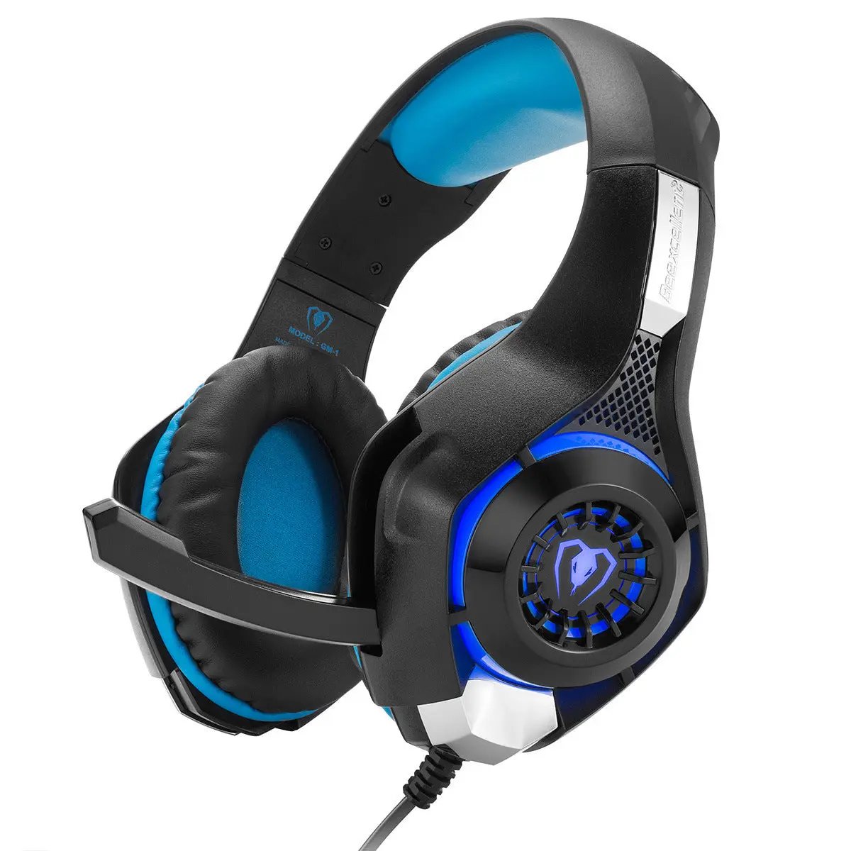 Casque Gamer Stéréo avec Micro & Lumières LED Électro93