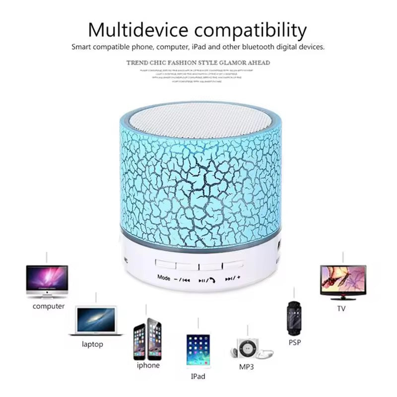 Mini Haut-Parleur Bluetooth LED