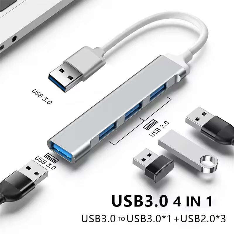 USB-C HUB 4-en-1 – Adaptateur multifonction