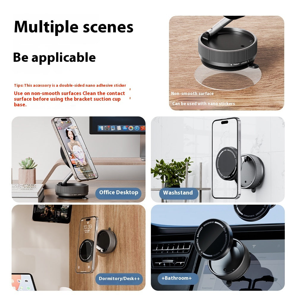 Magnetic support phone