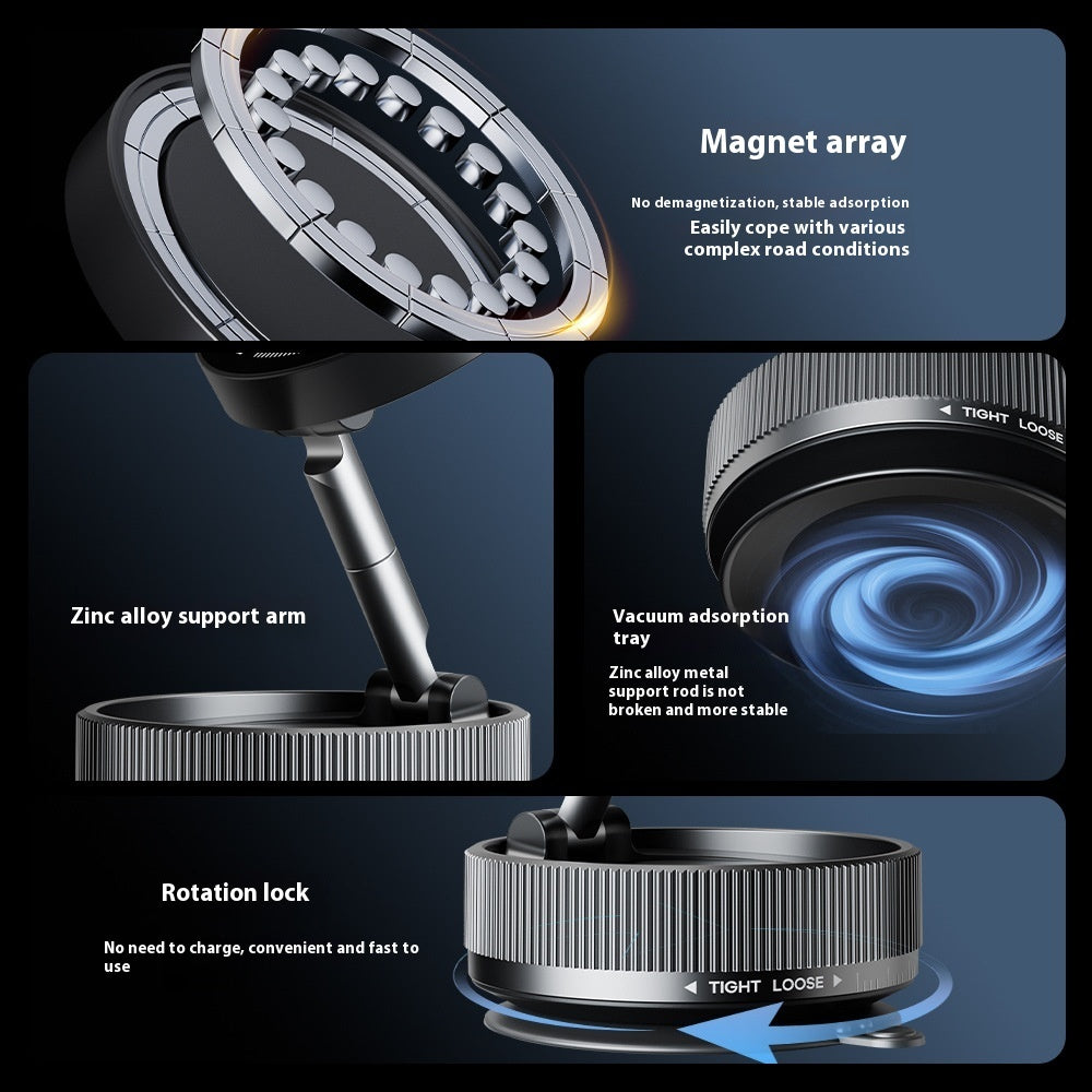 Magnetic support phone
