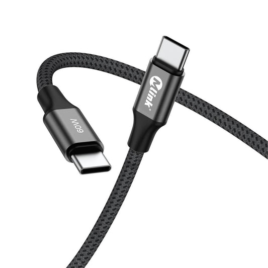 Câble USB-C PD60W 20V/3A en nylon tressé à charge rapide KEKO Collection