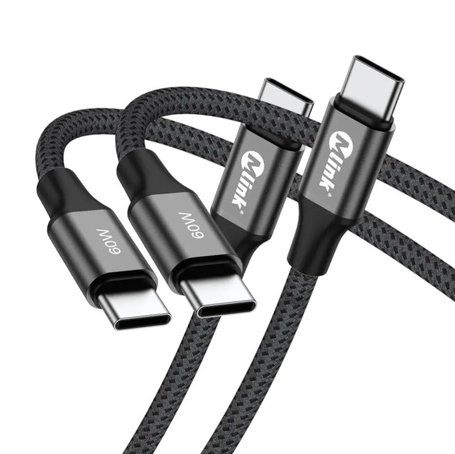 Câble USB-C PD60W 20V/3A en nylon tressé à charge rapide KEKO Collection