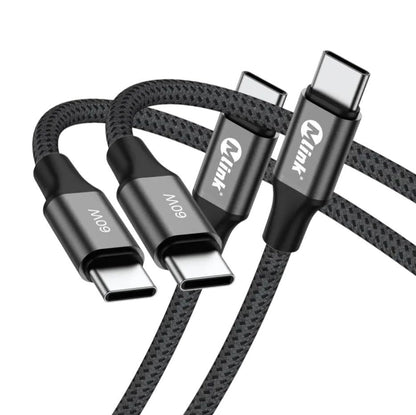 Câble USB-C PD60W 20V/3A en nylon tressé à charge rapide KEKO Collection