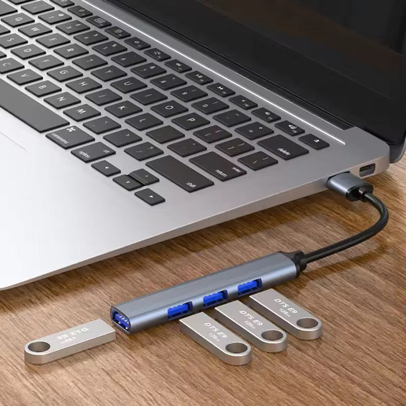 USB-C HUB 4-en-1 – Adaptateur multifonction