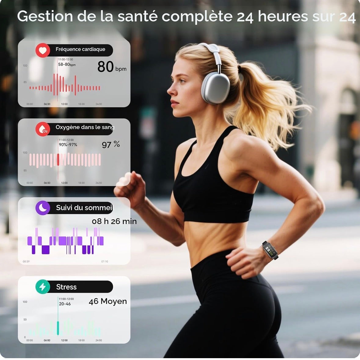 Montre Connectée Étanche IP68 Électro 93